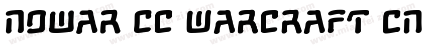 Nowar cc Warcraft CN Bold字体转换
